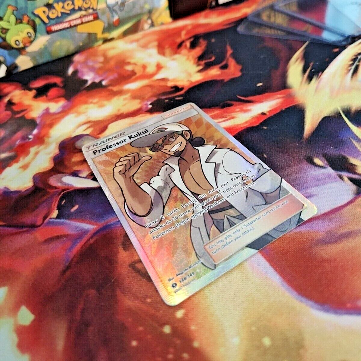 Professor Kukui 148/149 FULL ART ULTRA RARE Pokemon Card - Sun & Moon -  NM/M+ | eBay
