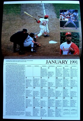 1991 TIDEMARK PLAY BALL! CALENDAR 