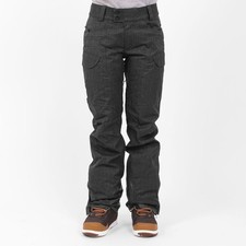 DAKINE snow Women's PARKROSE Snow Pants - Grey Suiting - Size Medium - NWT 