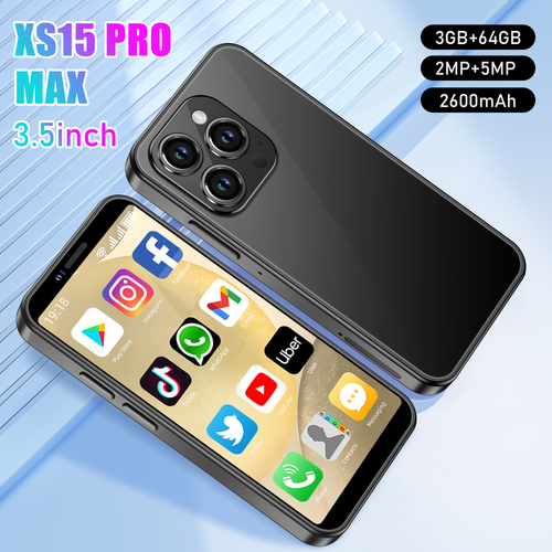 Unlocked Mini Smartphone 3GB+64GB Android 3" Small Phones Dual SIM Face ID - Picture 5 of 25