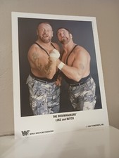 WWF Bushwhackers Luke & Butch officially licensed 1989 Promo Photo, WWE