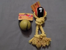 Snoopy Dog Toys Hard Ball Rope Chew Play Exercise Pet Peanuts NEW!