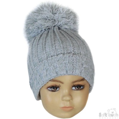 Personalised Plain 1 Pom Pom Baby Girls Boys Hat Newborn Unisex Ebay