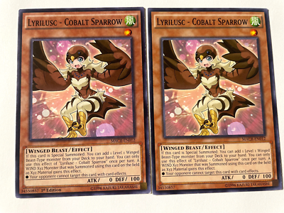 Lyrilusc - Cobalt Sparrow - MACR-EN012 - Common - 1st/Unl Ed - NM - YuGiOh!  X2 | eBay