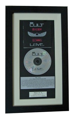 THE CULT Love CLASSIC CD Album GALLERY QUALITY FRAMED+FAST GLOBAL SHIP+SANCTUARY