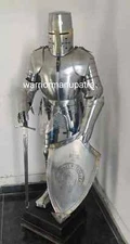 Medieval Temlar Armour Knight Wearable Suit of Armor Crusader Battle Full Body