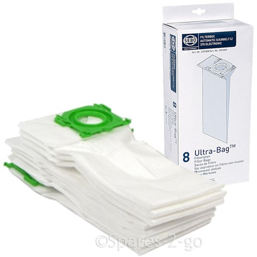SEBO Upright Vacuum Bags X1 X2 X3 X4 X5 Extra Pet XP2 XP3 5093ER Cleaner GENUINE eBay