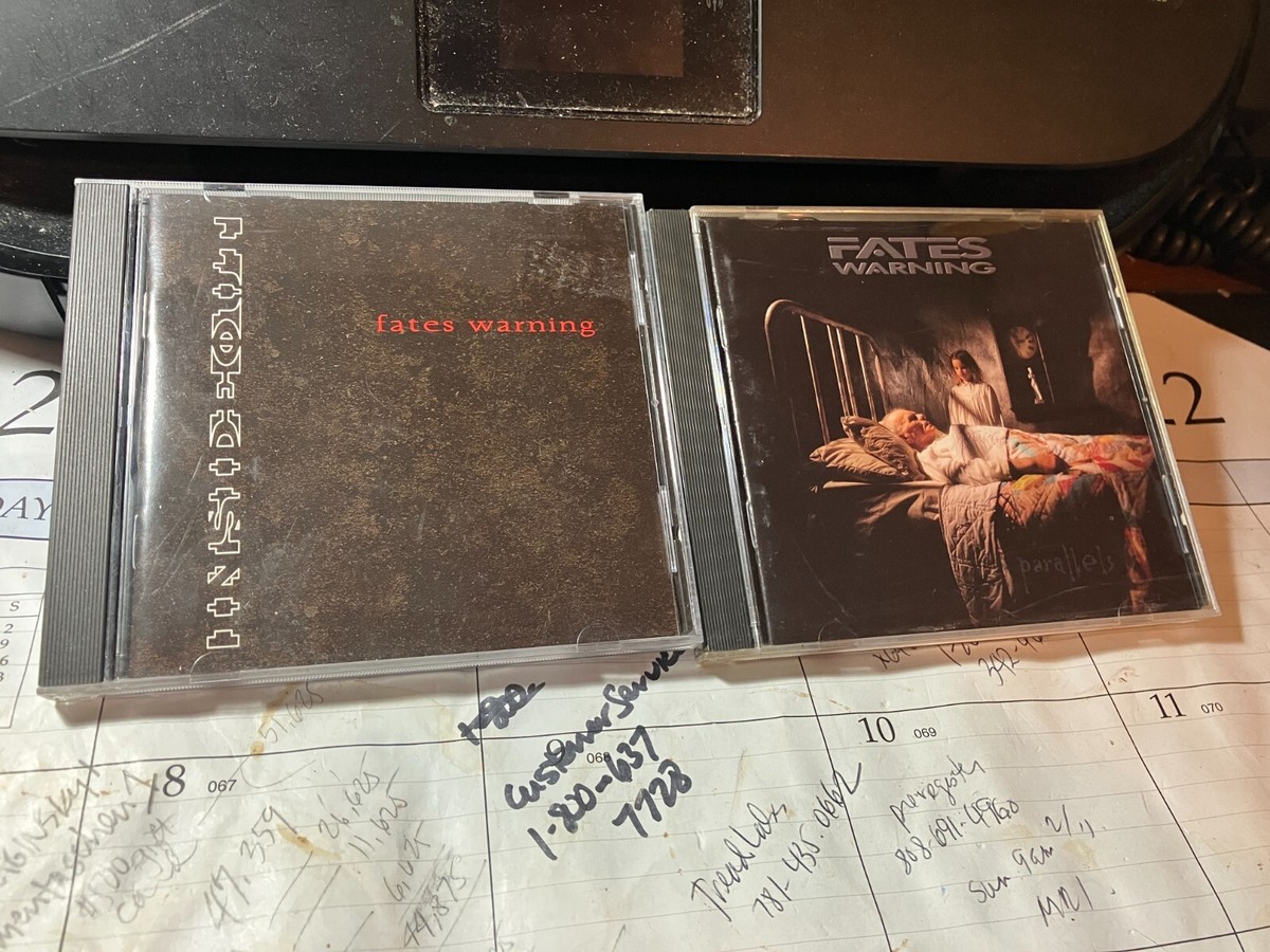 FATES WARNING 2 CD LOT: INSIDE OUT + PARALLELS ORIGINAL METAL 