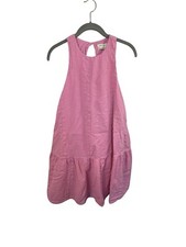 Urban Outfitters Maisy High Neck Frock Dress Pink Rose Size Large