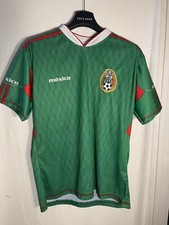 Mexico Soccer Authentic Sports Green Red White Home Jersey Adult Size