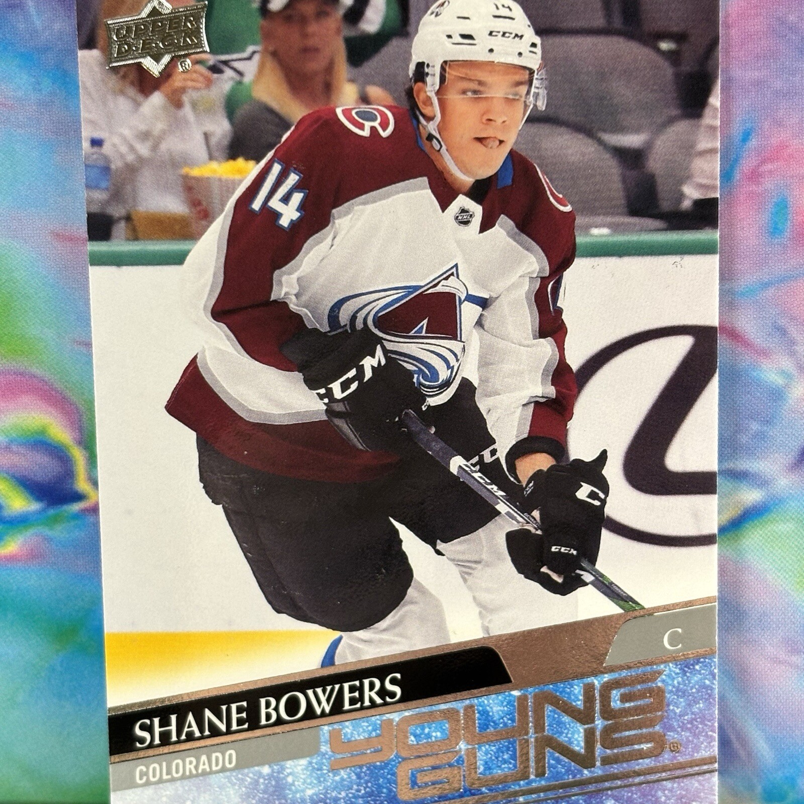 2020-21 Upper Deck Young Guns #240 Shane Bowers (RC)   Colorado Avalanche
