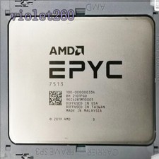 AMD EPYC 7513 SP3 32 cores 64 threads 2.6GHz up to 3.65GHZ 200W cpu processor