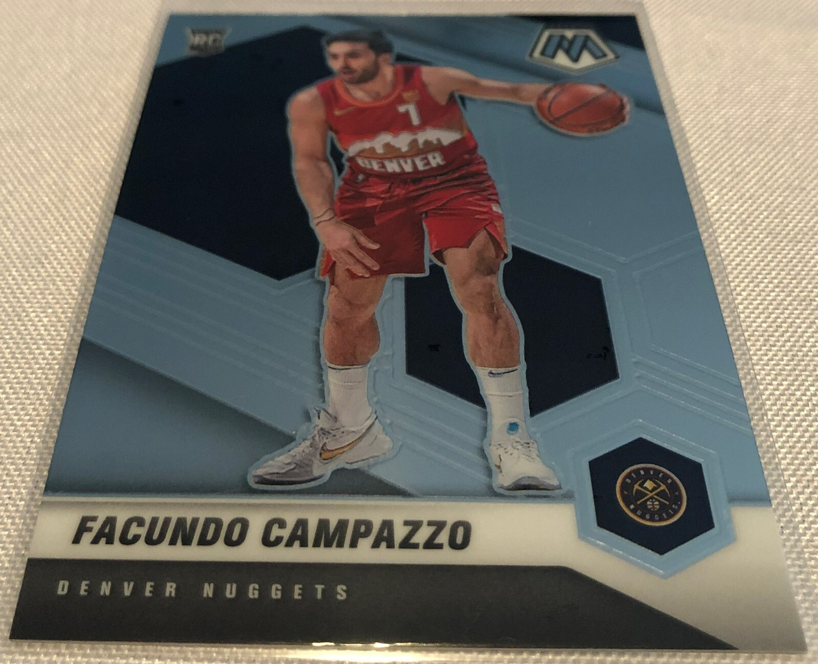 2020-21 Panini Mosaic Basketball Facundo Campazzo Denver Nuggets Rookie #237