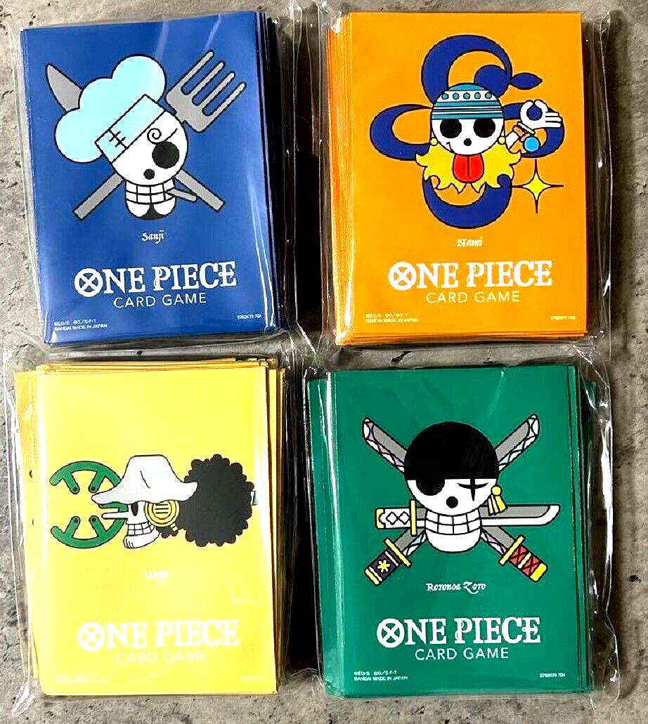 One Piece Official Limited Card Sleeve 4 Types Complete 70