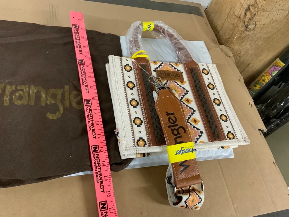 Bolso Bandolera Wrangler Damas Southwestern Café Marrón WG2202-8120SCF Foto 2 de 3