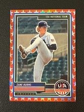 Zane Burns 2023 Panini USA Stars & Stripes Red Stars /149 
