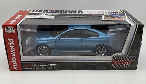 Pontiac GTO 2004 CAR and DRIVER Selection im Maßstab 1:18 Auto World OVP NEU - Bild 2 von 4