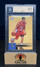 2009-10 Upper Deck Stephen Curry Star Rookies #234 BGS 9.5 Rookie SP Card. rookie card picture