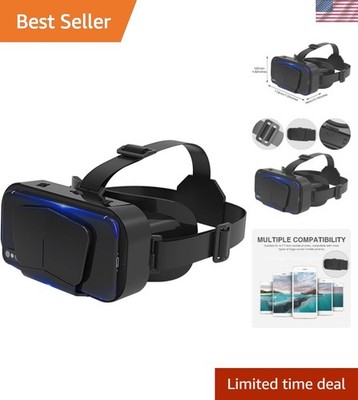 High-Definition VR Glasses for Movies & Gaming - Fits 4.7-7 Inch Smartphones