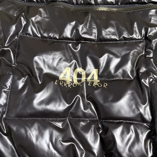 The Anti Order Anti Joy Tech Puffer Jacket Black Heavyweight Oversized 2XL - NEW image 9
