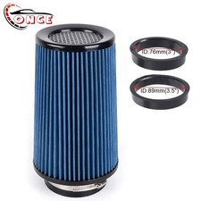 3 3.5 4 Inlet Blue Performance Cold Air Intake Filter 10.5 Tall Universal