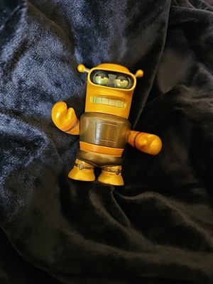 Futurama Matt Groening Gold Bender Kid Robot Figure Futurama