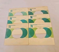45 RPM 7" RECORD SLEEVES CO. SLEEVE 6 PACK SEE PHOTOS Mercury Records SLV351 