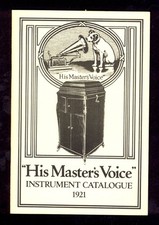 His Master's Voice Instrument Catalogue 1921, Reprint, Ger&auml;te, Abbildungen B811