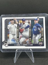 2025 Topps Series 1 League Leaders José Berríos, Tarik Skubal, Seth Lugo #151