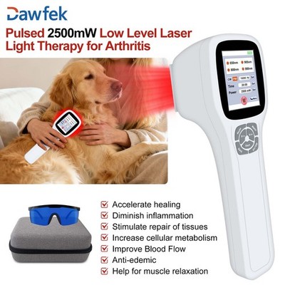 Non Invasive Red Light Therapy 2500mW Pet Arthritis Elbow Pain Laser Treatment