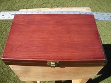 Gunmaster Universal Gun Cleaning Kit Wood Case Few Pieces were used