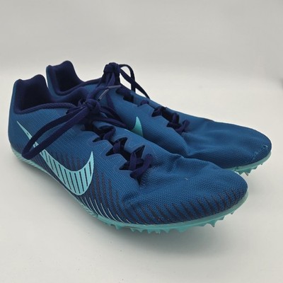 Nike Zoom Rival S 9 Track Spikes Shoes Mens Size 11 Blue Sprint AH1020-300