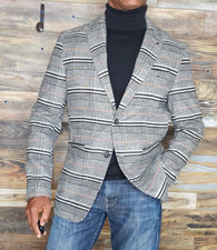 LkNw Zara Cold Weather Jacket Plaid Blazer with Thermal Like lining 42R