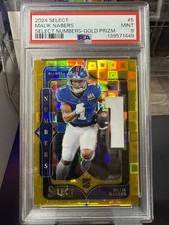 2024 Select - Malik Nabers Select Numbers Gold Pandora *Jersey Match* /10🔥🔥