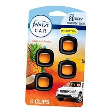 Car Air Freshener, Odor-Fighting Automotive Vent Clip, Scented Hawaiian Aloha