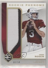 2018 Limited Rookie Phenoms Jumbo Relics Gold Spotlight 8/50 Josh Rosen 0b2