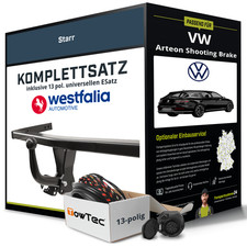 Für VW Arteon Shooting Brake 3H9 Anhängerkupplung starr +eSatz 13pol uni 20- NEU