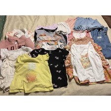 Lot Of 18 Girls 5T Tops Shirts Dresses Shorts Old Navy Place Nautica Multicolor