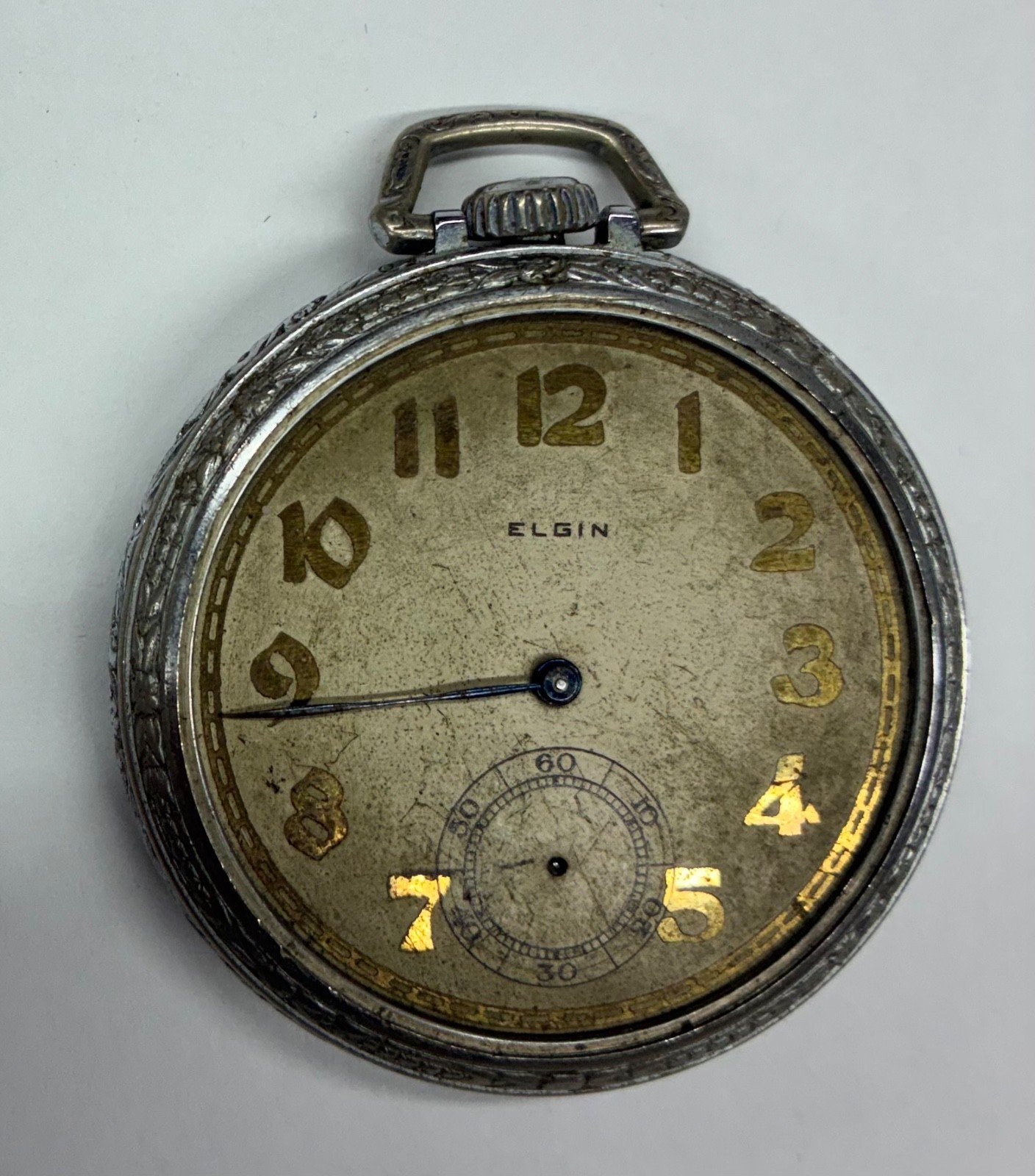 Vintage Elgin Pocket Watch FOR PARTS ONLY