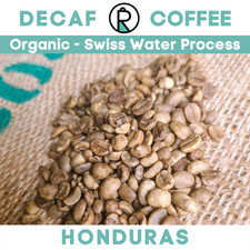 ORGANIC DECAF COFFEE BEANS - SWISS WATER - UNROASTED - GREEN