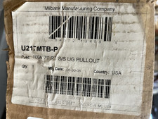 Milbank U217MTB-P 7 Jaw 100A Cont. 3  Ring Meter Socket w/ 100A Main Pullout