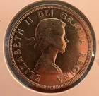 1954 Canadian Silver Dollar FWL Beautiful near perfect condition high Lustre