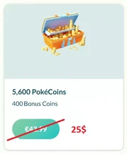 PoGO - 5600 Coins Fast & Secure