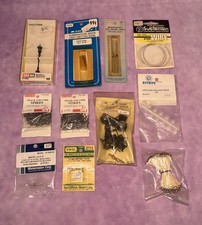 Mixed Lot of 11 Train Parts Accessories HO Scale New