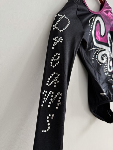 Dreamlight Wettkampf Trikot mit Strass Größe Kind 8-10 - Bild 4 von 11