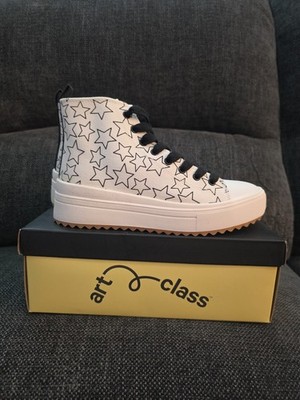 Art Class Blakely Sneakers High-Top Side Zip Size 4
