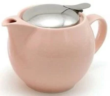 ZERO JAPAN Universal Teapot 450ml  Pink Ceramic Made in Japan Stainless Lid