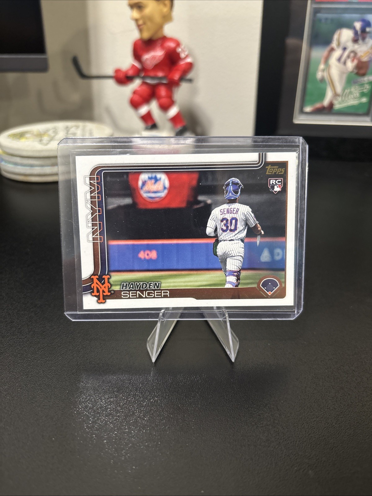 2025 Topps Update Hayden Senger RC Golden Mirror Image Variation #US126 Mets