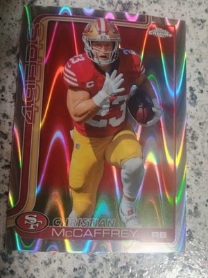 Topps 2025 Topps Chrome Christian McCaffrey #263 San Francisco 49ers NFL