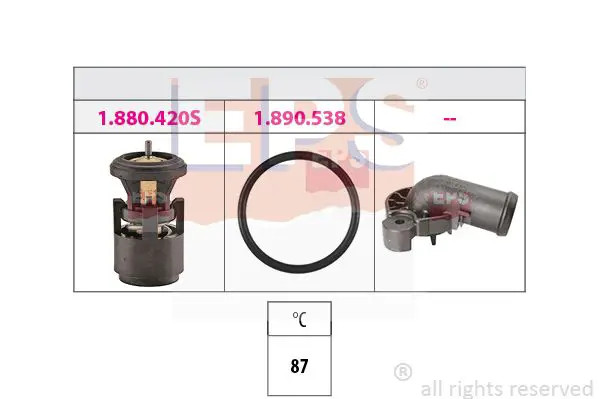 Termostato 1.880.561K EPS per VW SEAT SKODA